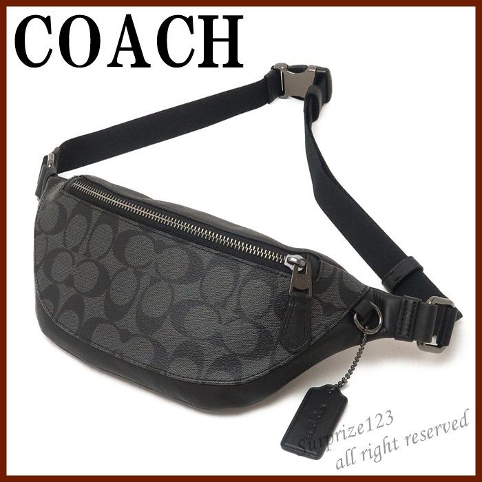 即発】コーチ COACH バッグ メンズ 斜めがけ ウエストバッグ (Coach