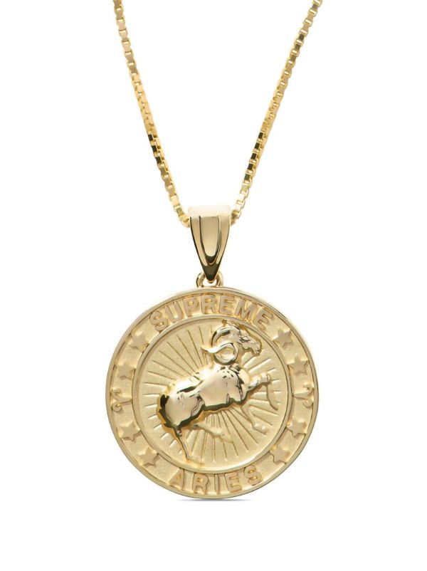 Supreme x Jacob＆Co 'Zodiac Aries' ペンダントネックレス 14K