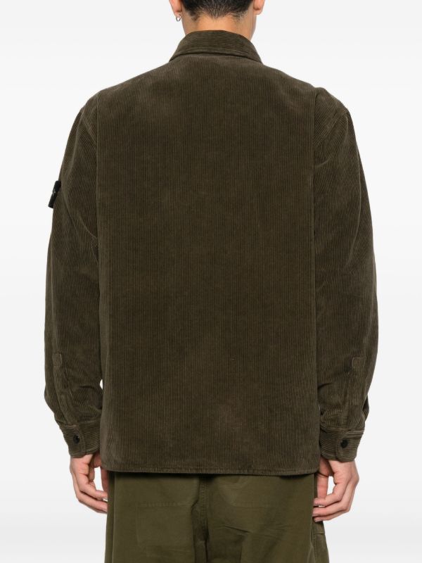 Stone Island コーデュロイ シャツジャケット | ブラウン | FARFETCH JP
