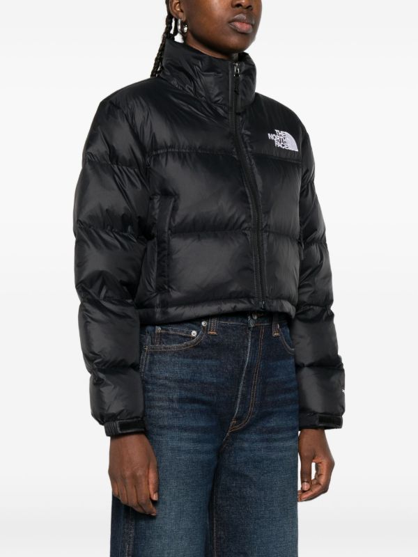 The North Face クロップド パデッドジャケット | ブラック | FARFETCH JP