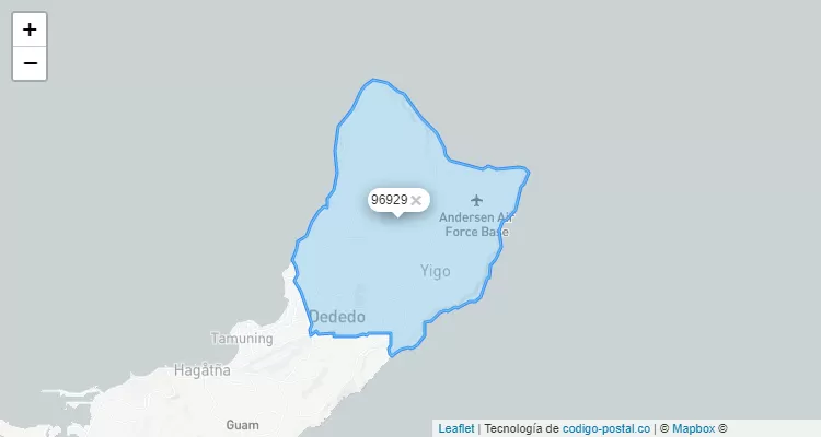 96929 ZIP Code - United States