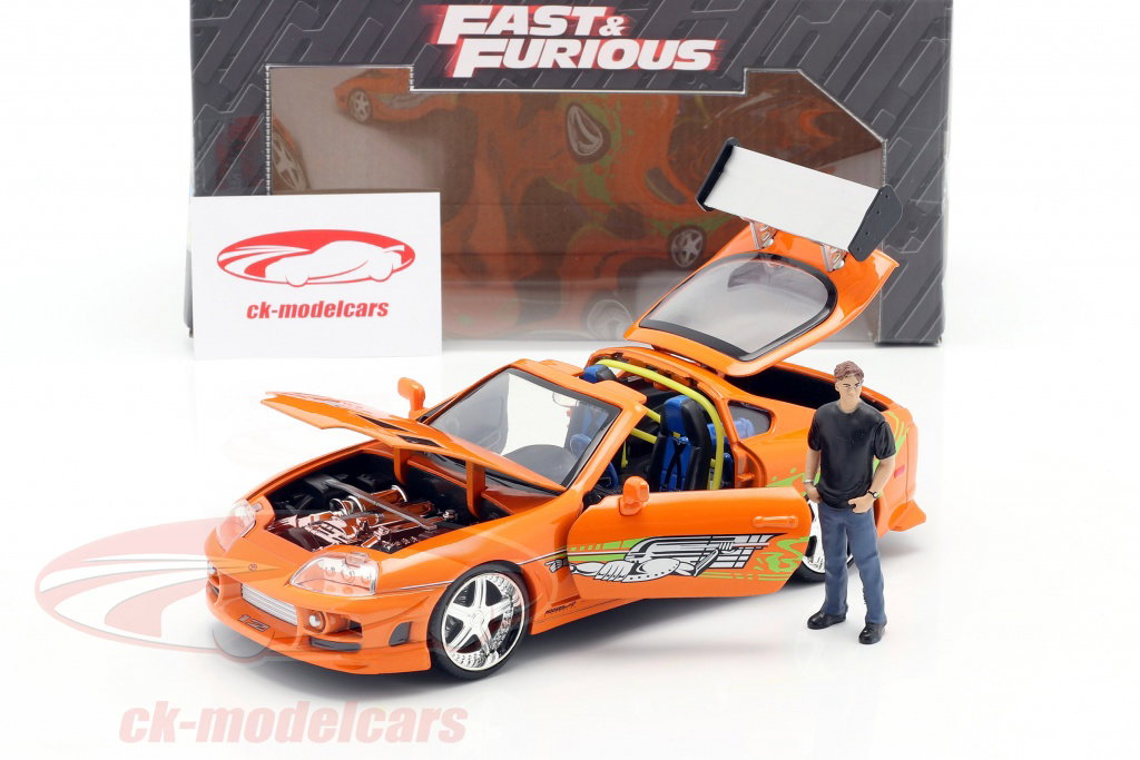 Jadatoys 1:24 Brian's Toyota Supra 1995 フィルム Fast & Furious