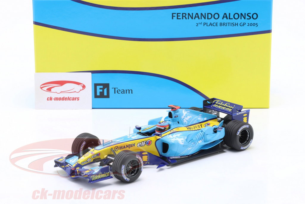 Minichamps 1:18 F. Alonso ルノー R25 #5 2番目 イギリス人 GP 式 1