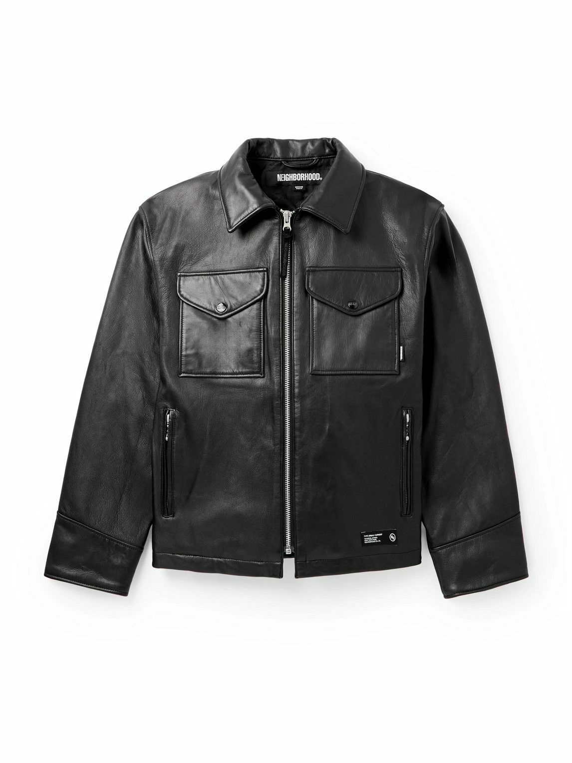 Neighborhood - PM Leather Jacket - Black Neighborhood
