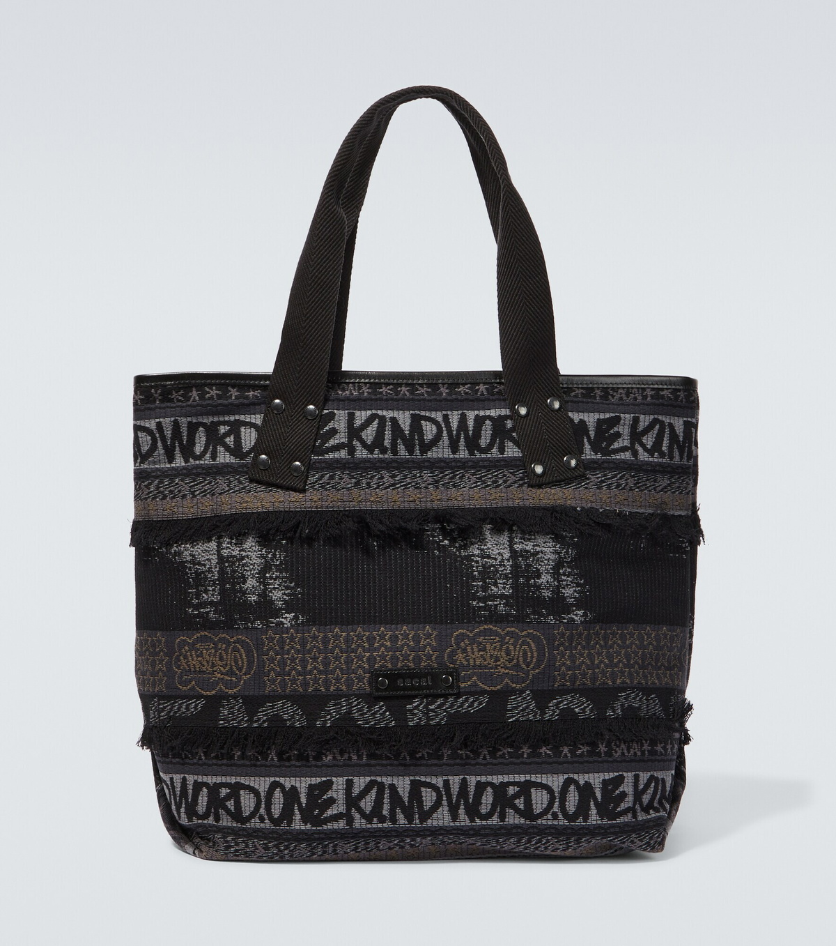 Sacai - x Eric Haze jacquard tote bag Sacai