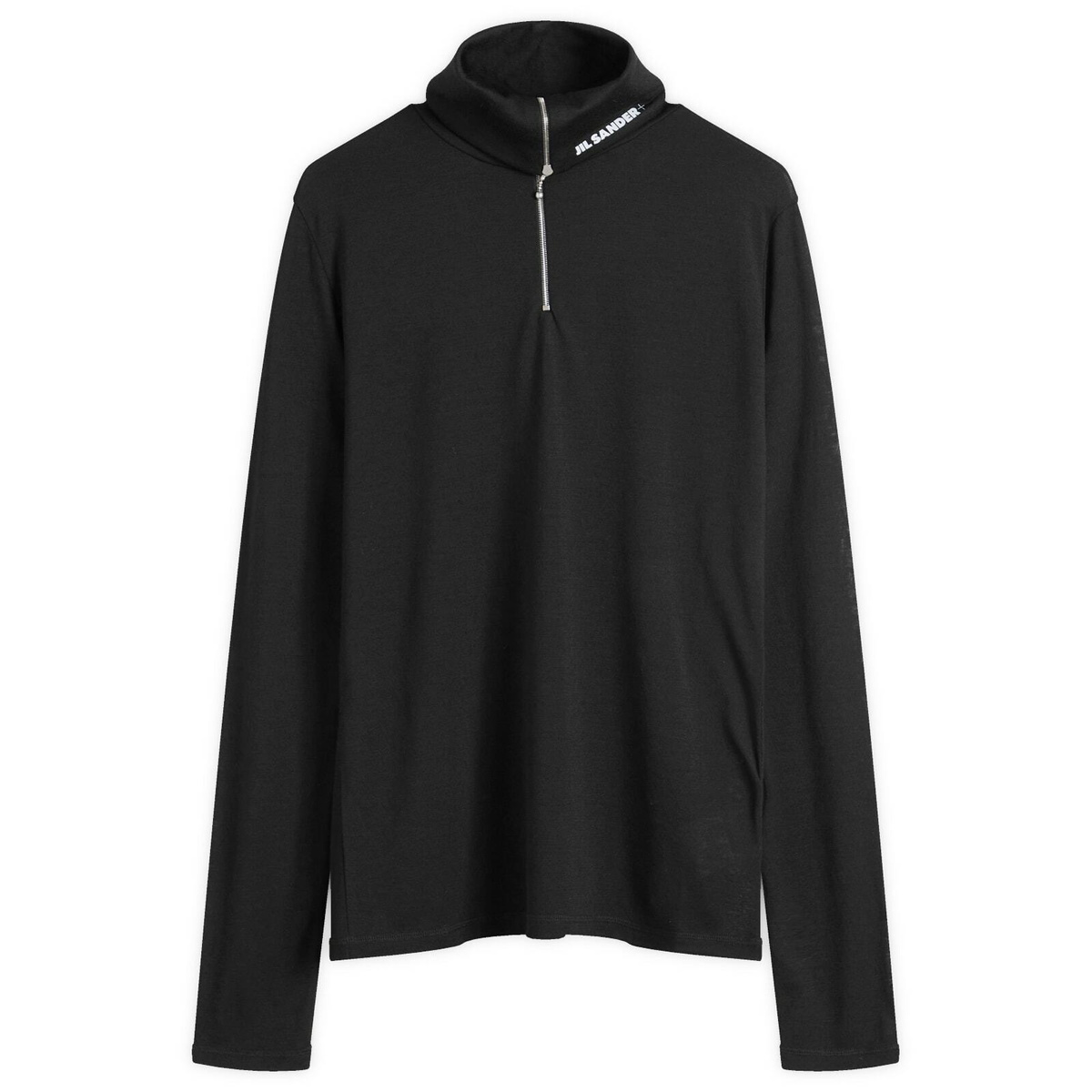 Jil Sander+ Men's Jil Sander Plus Quarter Zip Wool Sweatshirt in