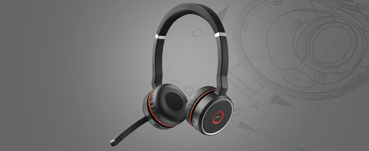 Jabra Evolve 75 MS Stereo Headset and Charging Stand | Dell USA