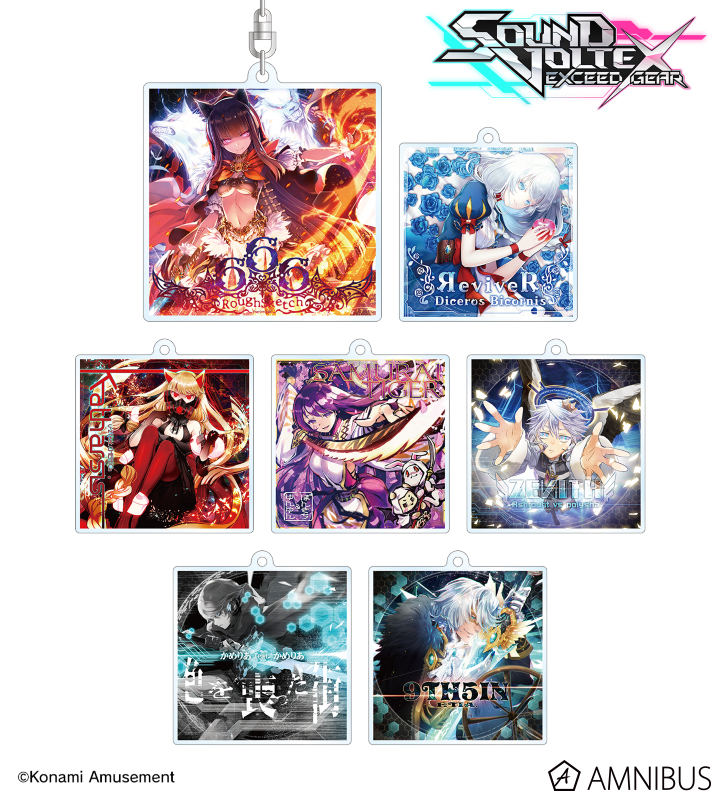 SOUND VOLTEX EXCEED GEAR - トレーディングアクリルキーホルダー