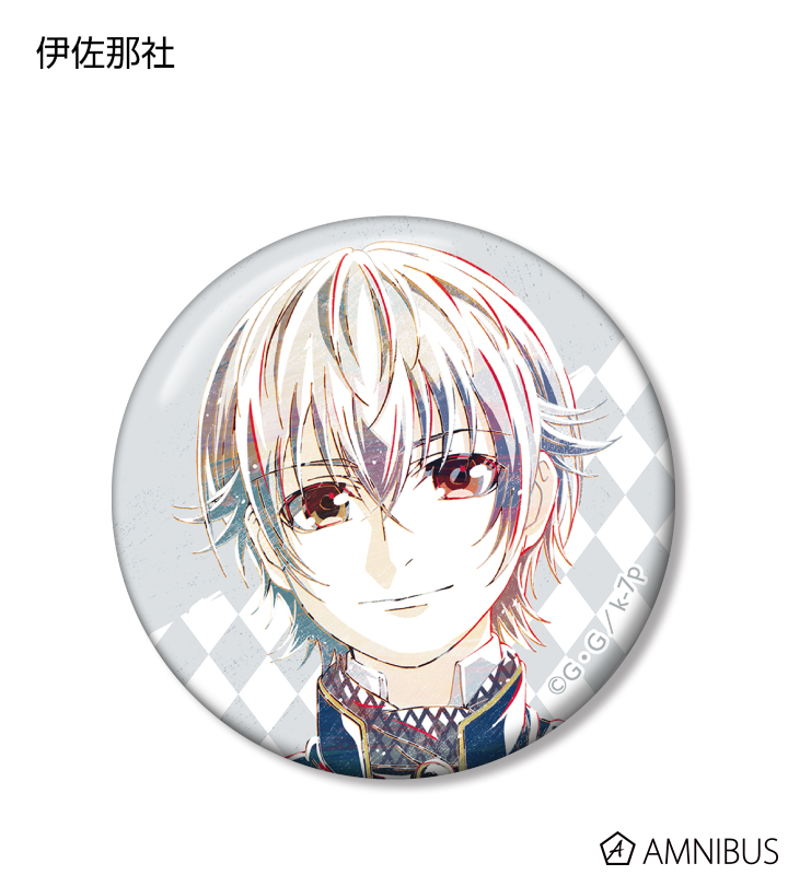 原画 缶バッジ 伊佐那社 シロ アイドルK K SEVEN STORIES アニメK K