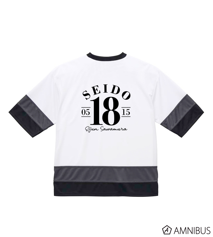 ダイヤのA actⅡ - 沢村栄純 ユニフォームモチーフTシャツ/ユニ