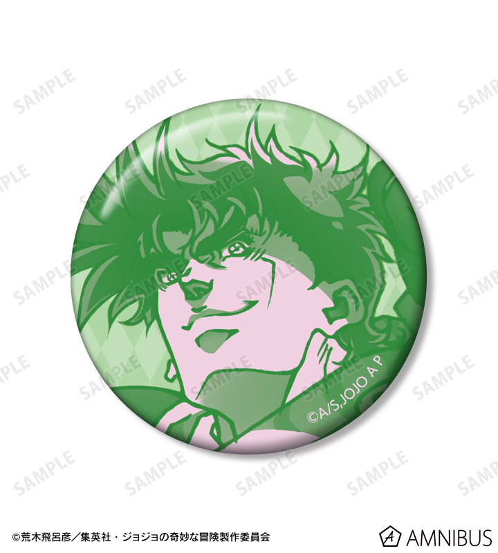 s*a様 ジョジョの奇妙な冒険 シーザー 原作缶バッジ ジョジョの奇妙な