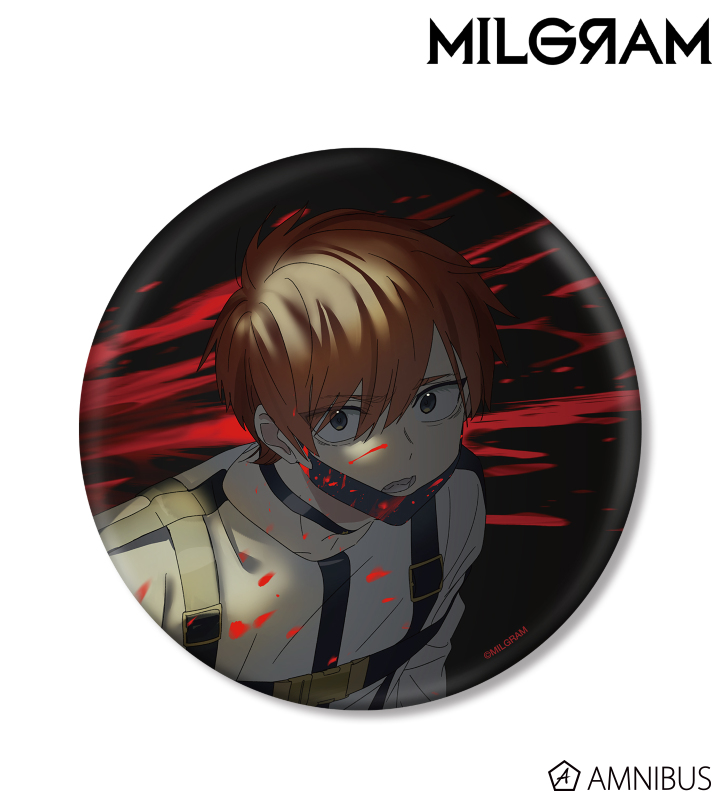 MILGRAM ミルグラム くじクリフ 缶バッジ フータ MILGRAM -ミルグラム