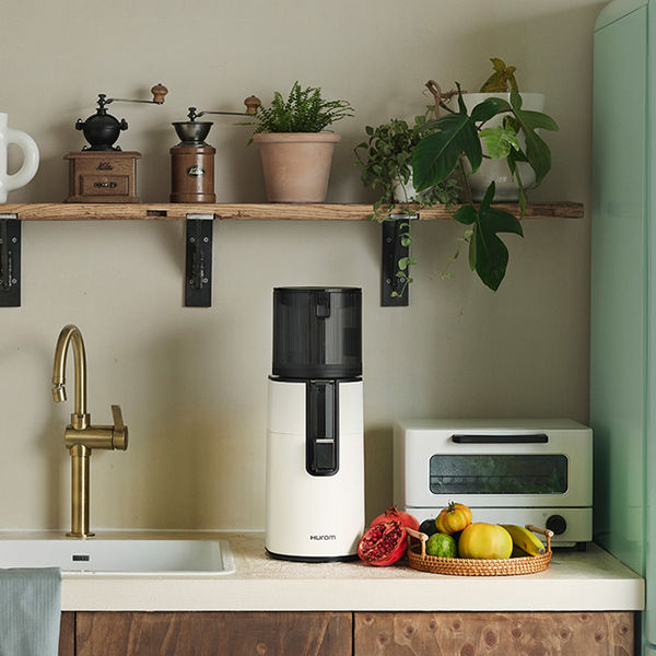 HUROM スロージューサーH400シリーズ ワームホワイト H400-BAC05WW 1個