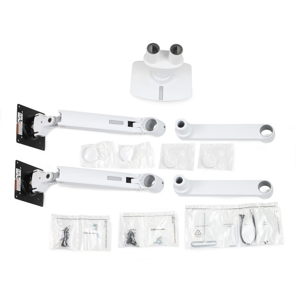 エルゴトロン LX デュアル モニターアーム 横型 ホワイト 27インチ(6.4