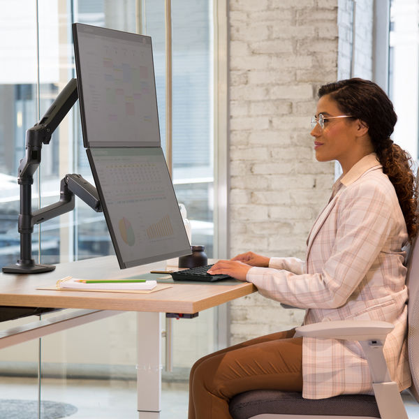 エルゴトロン LX デュアル モニターアーム 縦・横型 ブラック 24インチ