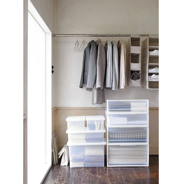 無印良品 ポリプロピレン 収納ケース ワイド 中 約幅55×奥行44.5×高さ