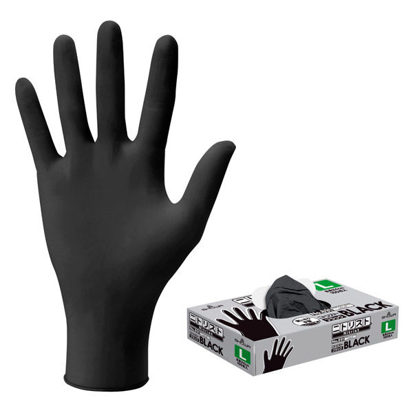 使いきりニトリル手袋】ショーワグローブ No.891ニトリストブラック100