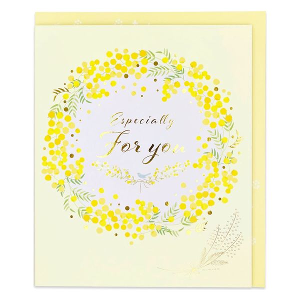 クローズ・ピン 二つ折り色紙 ミモザ SC16351 1セット(1冊×3) - アスクル