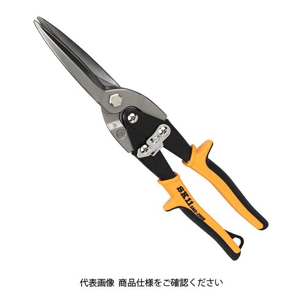 藤原産業 SK11 金切鋏 倍力型 ロング SMSー290B 1個（直送品） - アスクル