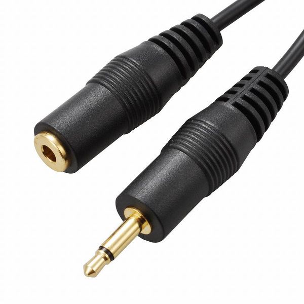 オーム電機 オーディオ延長コード モノラルミニプラグ-モノラルミニ
