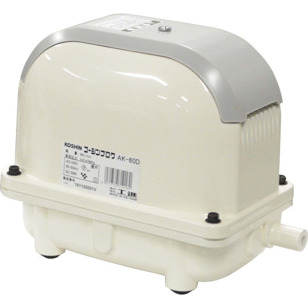 工進 浄化槽用エアーポンプ AK-80D（直送品） - アスクル
