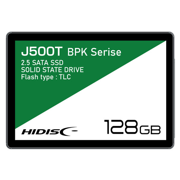 2.5インチ SATA3 内蔵用SSD キオクシアNAND固定TLC 128GB HDJ500T