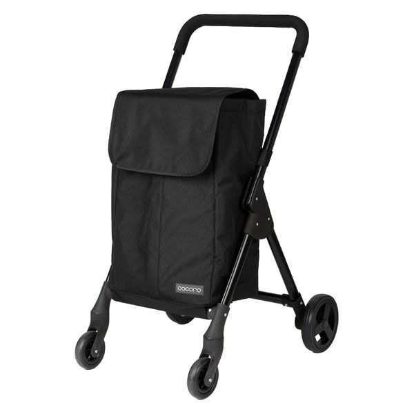 レップ ショッピングカート 前押し4輪カート 折りたたみ 保冷保温 35L