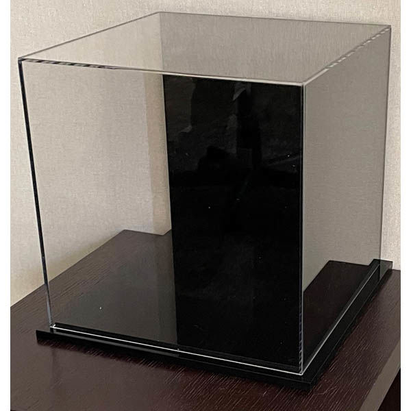 KMA アクリルケース B(300H・背面黒)底300角 1台入 021-SN35M_356 1台