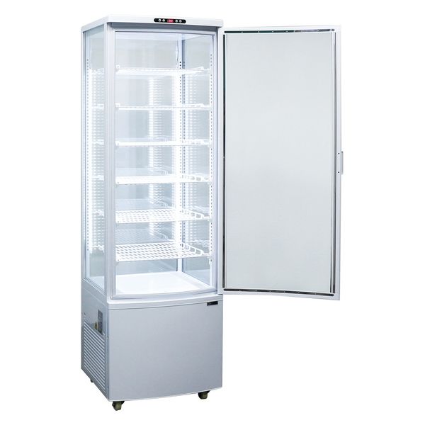 軒先渡し】レマコム 4面ガラス冷蔵ショーケース 238リットルタイプ R4G