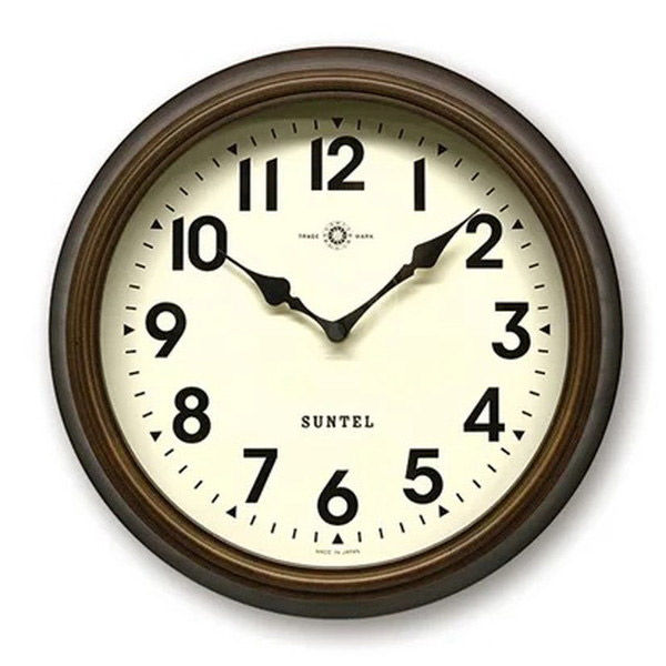 さんてる レトロアンティーク 掛け時計 直径285mm QL714_A 1個（直送品