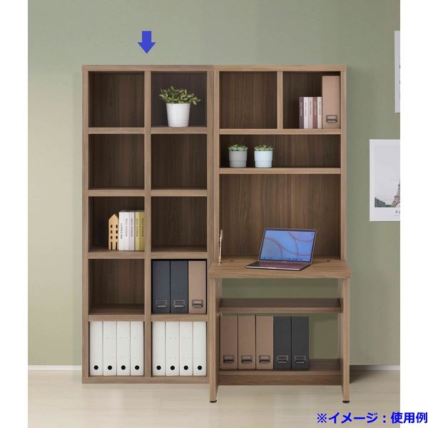 軒先渡し】フナモコ NEW LATTICE ハイタイプシェルフ レベッカオーク