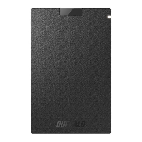 ポータブルSSD 1TB バッファロー SSD-PG1.0U3-BC 1台 - アスクル