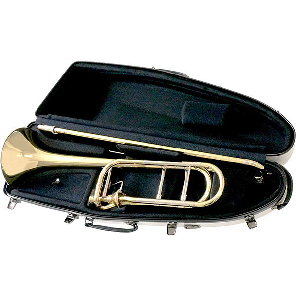 野中貿易 トロンボーン用ケース ポリカーボネート外装 カラー:ワイン