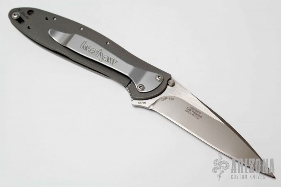 1660TIZDP Leek Flipper - Arizona Custom Knives