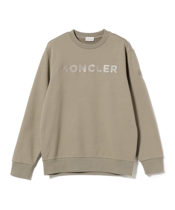 BEAMS F（ビームスF）MONCLER / クルーネック ロゴ スウェット