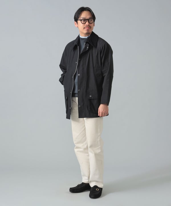 BEAMS F（ビームスF）【別注】Barbour / BEDALE CLASSIC FIT ピーチ