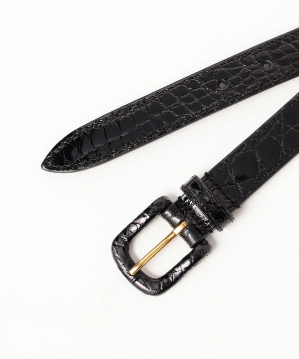 BEAMS F（ビームスF）Anderson's / リアルクロコダイルレザー ラップド