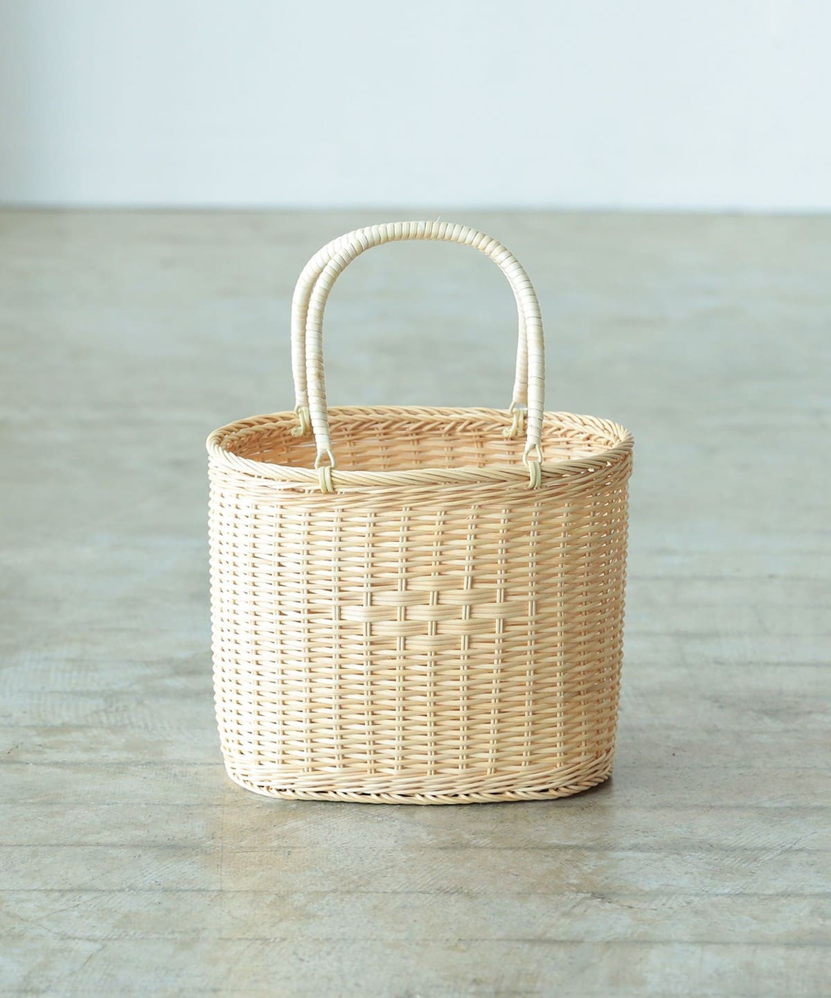 fennica（フェニカ）松野屋 / 籐バケツ型 買物かご（バッグ カゴバッグ