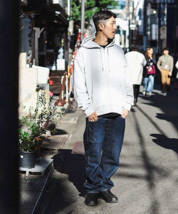 BEAMS T（ビームスT）FRUIT OF THE LOOM / PIGMENT FULL ZIP PARKA