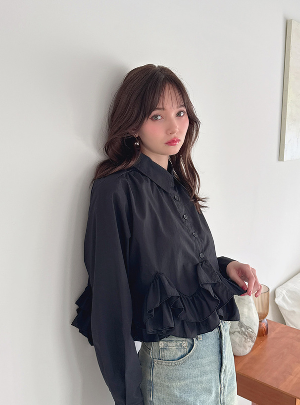 フリルブラウス[ai206] | レディースファッション通販のグレイル(GRL