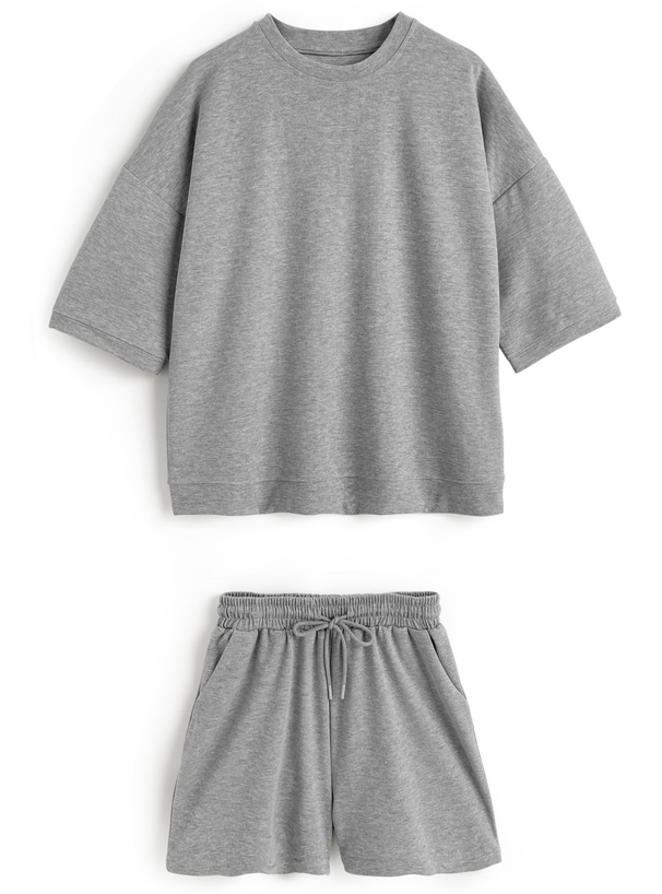 Tシャツ×ショートパンツセットアップ[at2455] | レディース