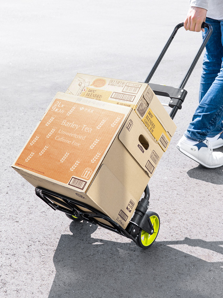 キャリーカート（荷物運搬・折りたたみ・軽量・2輪・コンパクト