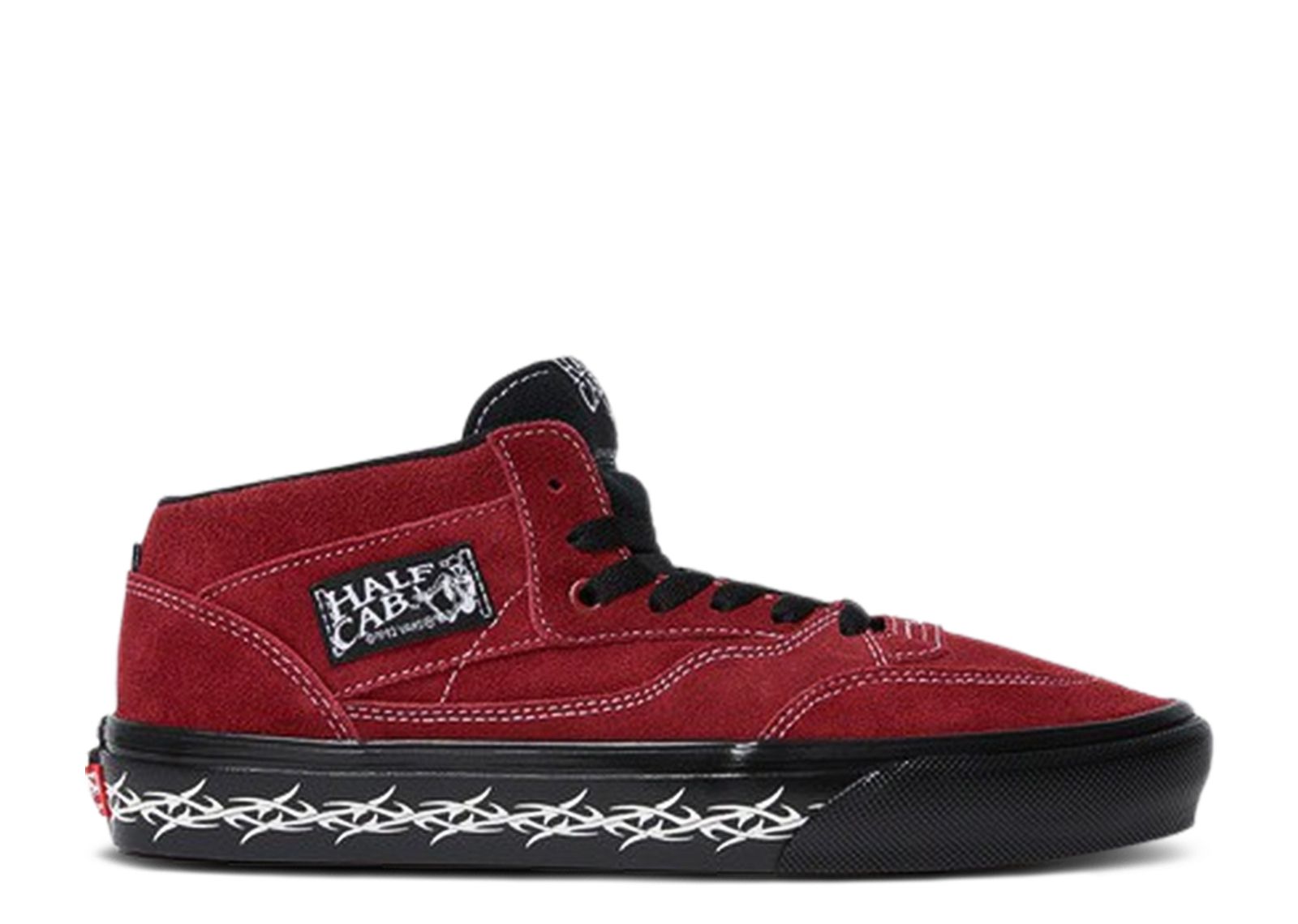 Supreme X Half Cab 'Barbed Wire Burgundy' - Vans - VN0A5KRWZ3S