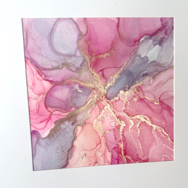 アルコールインクアート ミニサイズ | iichi 日々の暮らしを心地よく