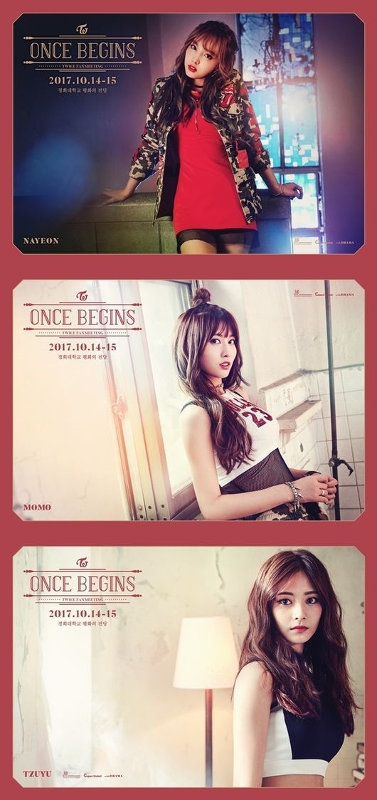 TWICE ナヨン＆モモ＆ツウィ、ファンミーティング「ONCE BEGINS」個人