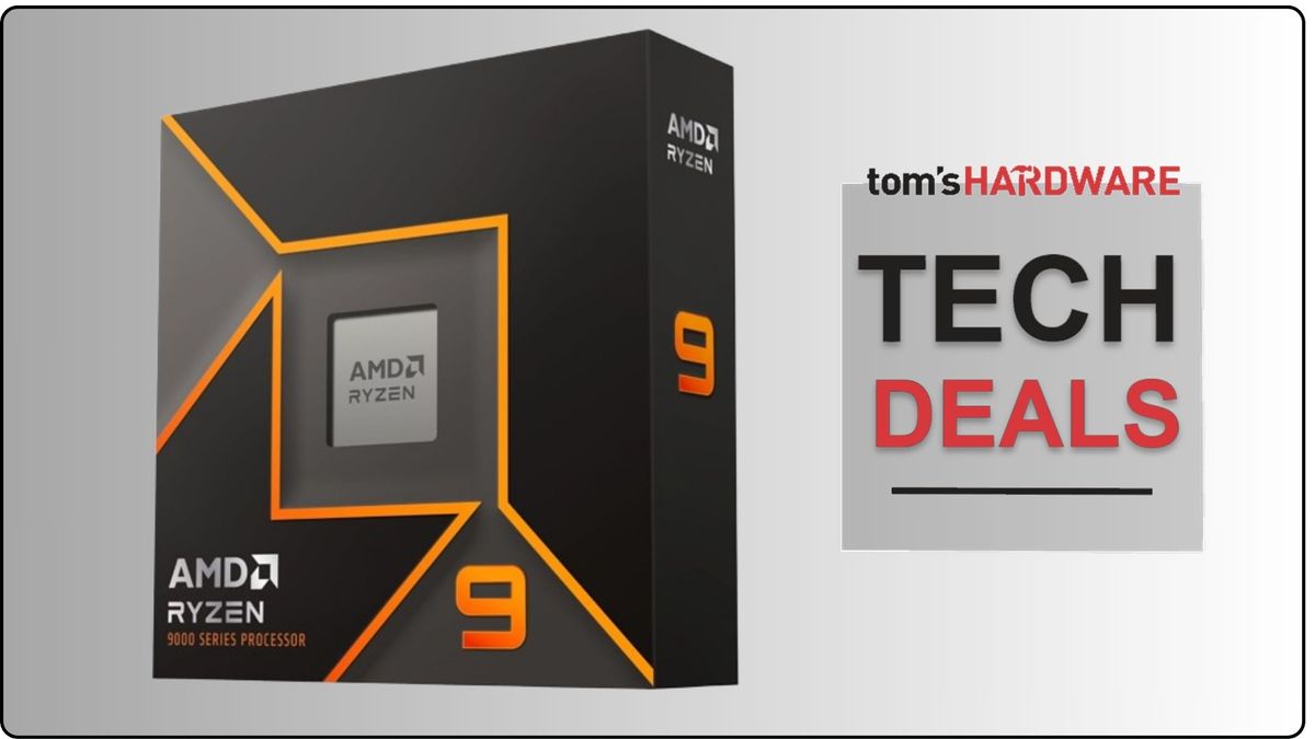 AMD's current flagship Ryzen 9 9950X processor is marked down to