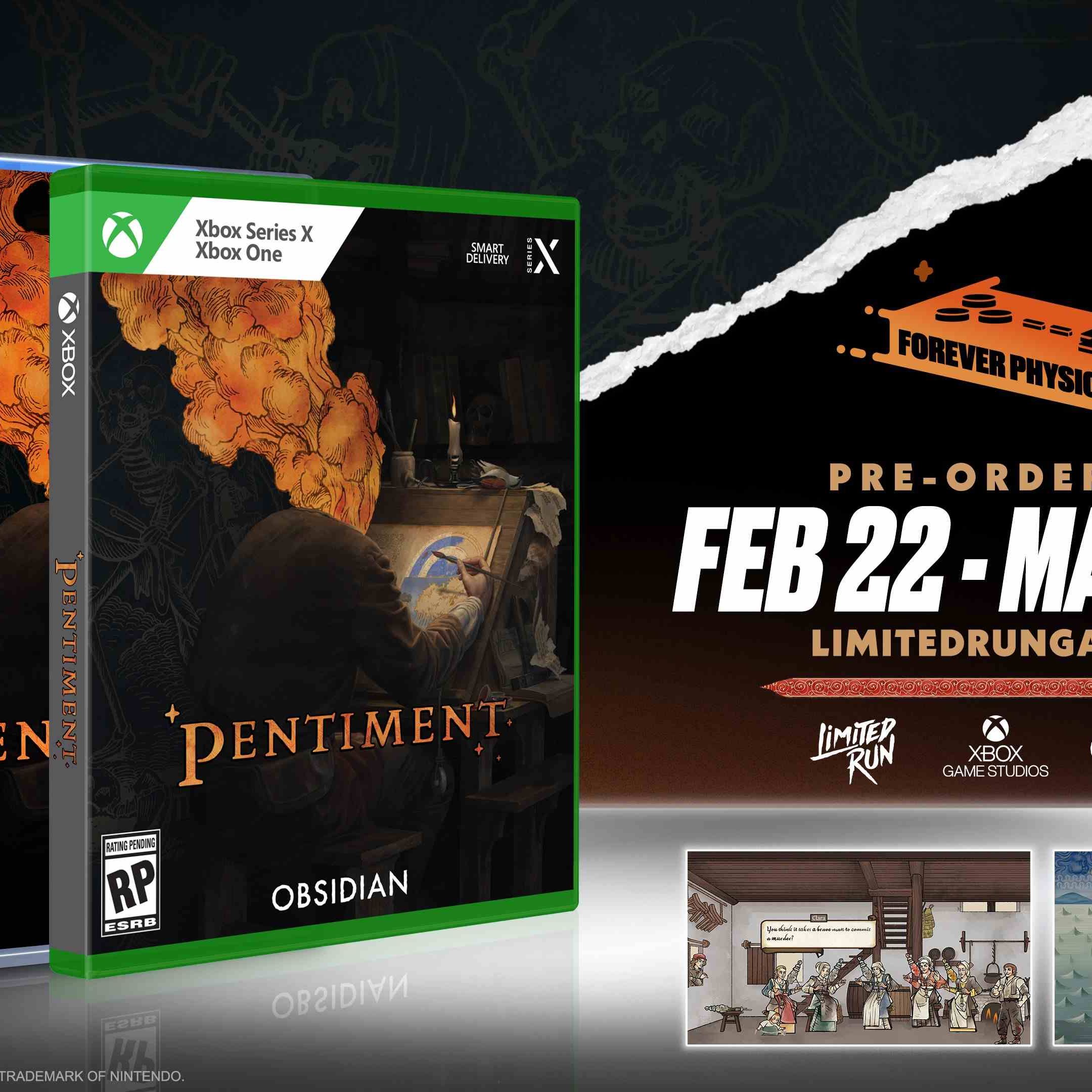 Pentiment gets a Limited Run physical disc release as it heads