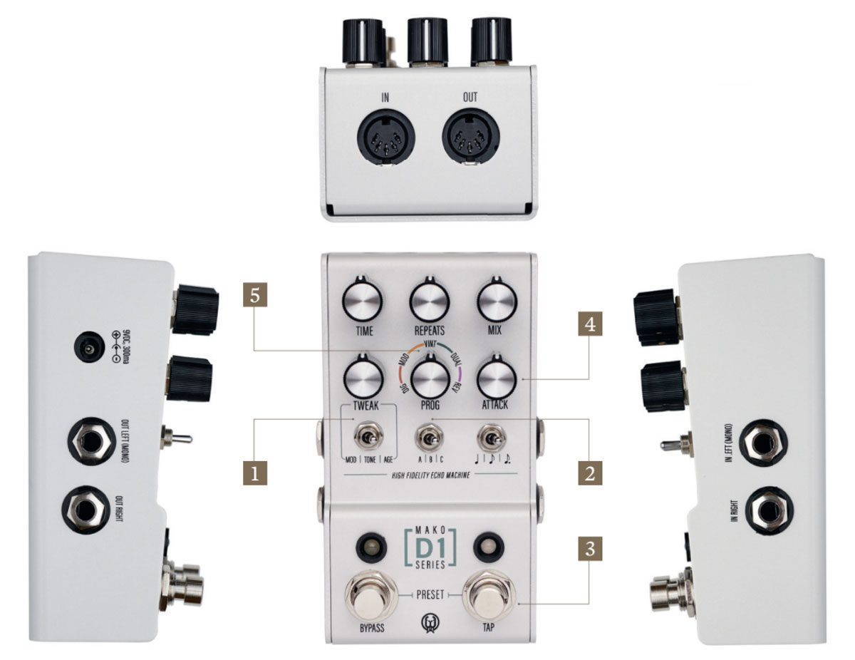 Walrus Audio Mako D1 High-Fidelity Stereo Delay review | Guitar World