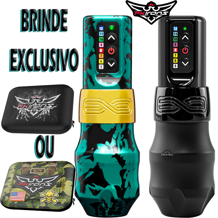 FK Irons EXO RCA + 2 PowerBolt - Medina Tattoo Supplies