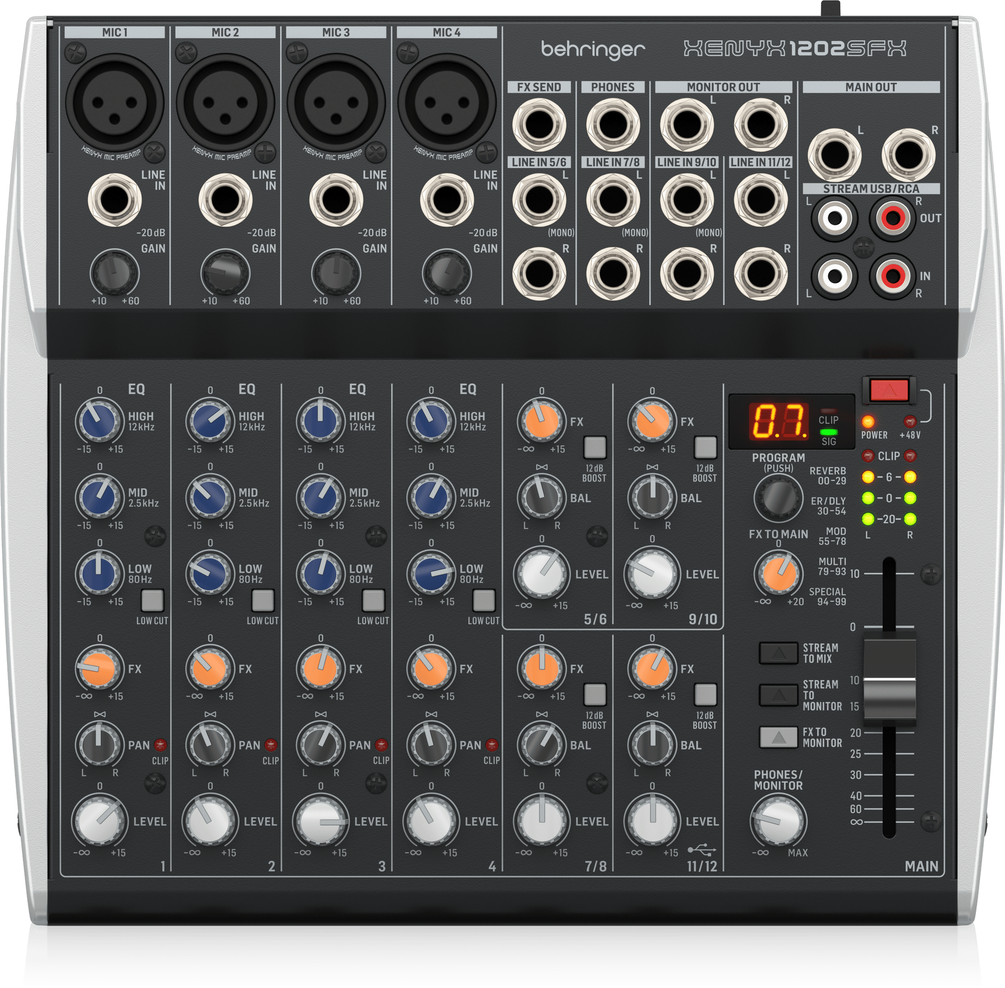 Behringer | Product | XENYX 1202SFX